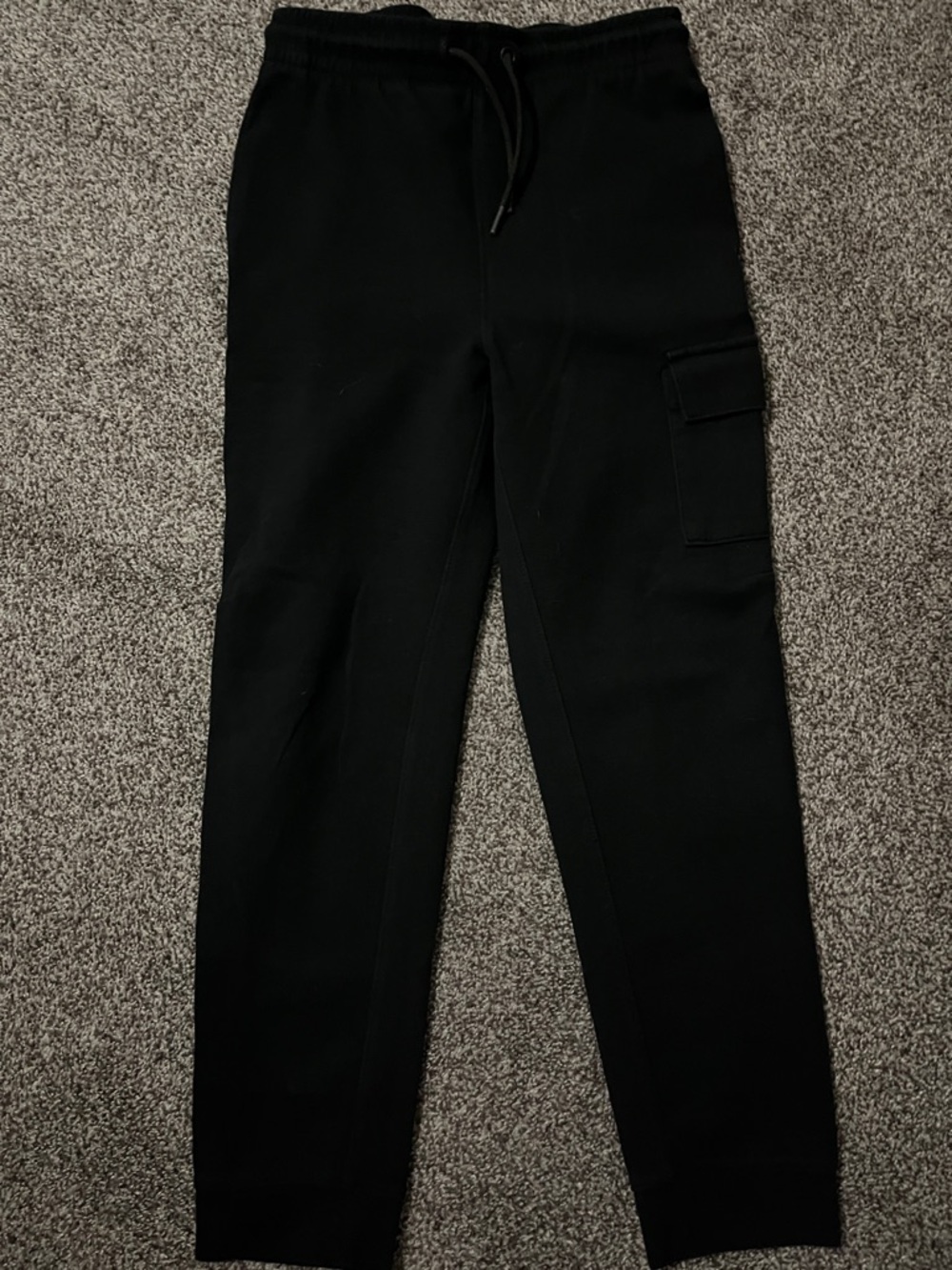 Old Navy Black Men's Cargo Joggers with Drawstring Waist